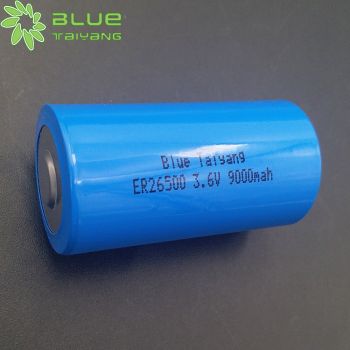 ER26500 3.6V 9000mAh 锂亚硫酰氯电池